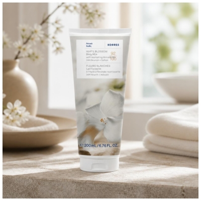 Korres Lait Corps Nourrissant Fleurs Blanches 200 ml 