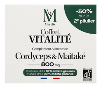 Phytalessence Cordyceps 800 mg Bio 60 Unités + Maitaké Bio 60 Unités