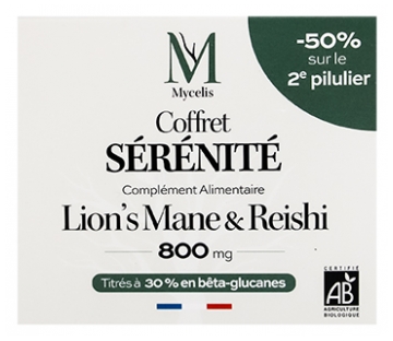 Phytalessence Lion's Mane 800 mg Bio 60 Unités + Phytalessence Reishi 800 mg Bio 60 Unités