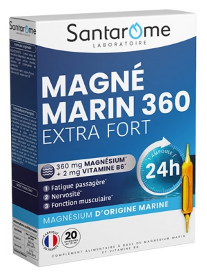 Santarome Extra Fort Magné Marin 360 20 Ampoules