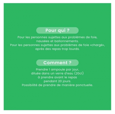 Santarome Bio Bien-Être du Foie Bio 20 Ampoules de 10 ml