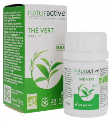 Naturactive Thé Vert Bio - Minceur - 60 Gélules