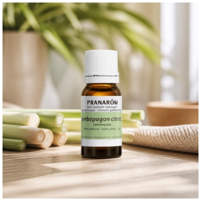 Pranarôm Huile Essentielle Lemongrass Cymbopogon Citratus Partie Aérienne Hect 10 ml