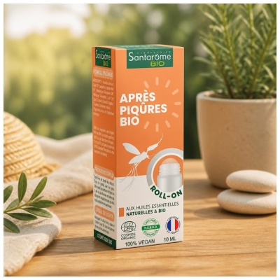 Santarome Roller Après-Piqûres Huiles Essentielles Bio10 ml