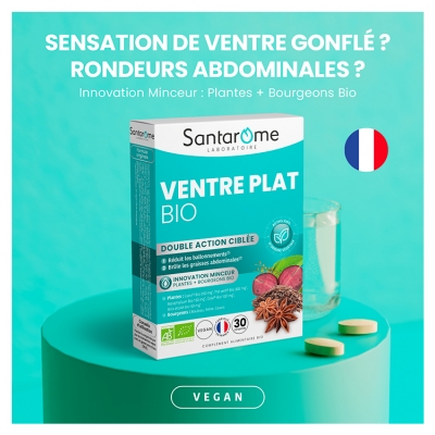 Santarome Bio Ventre Plat Bio 30 Unités