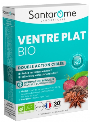 Santarome Bio Ventre Plat Bio 30 Unités