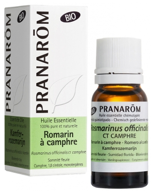 Pranarôm Huile Essentielle de Romarin à Camphre Bio - 10 ml