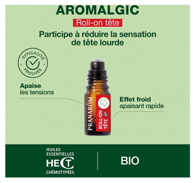 Pranarôm Aromalgic Roll-on à la Menthe Poivrée 5 ml