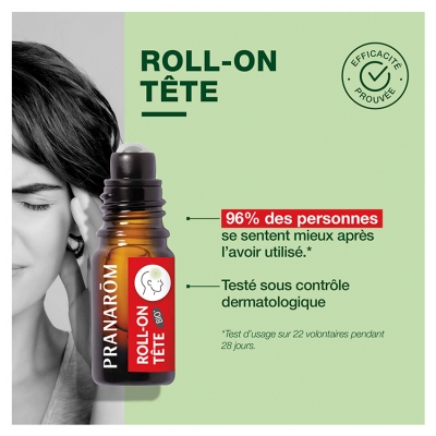 Pranarôm Aromalgic Roll-on à la Menthe Poivrée 5 ml