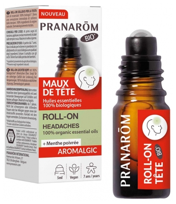 Pranarôm Aromalgic Roll-on à la Menthe Poivrée 5 ml