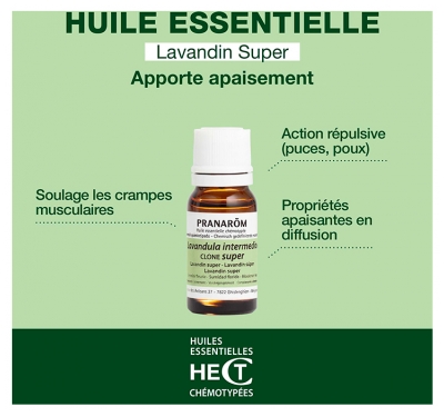 Pranarôm Lavandin Super Huile Essentielle 10 ml