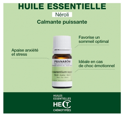 Pranarôm Huile Essentielle Néroli Citrus Aurantium Ssp Amara Fleur 2 ml