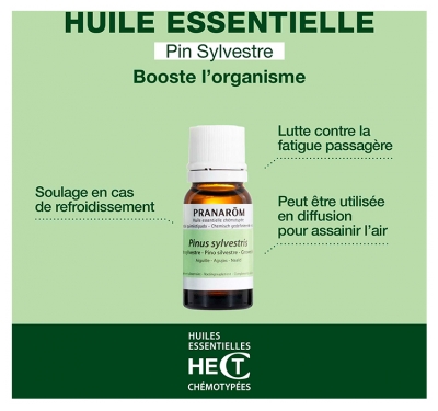 Pranarôm Huile Essentielle Pin Sylvestre Pinus Sylvestris Aiguille Hect 10 ml
