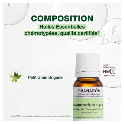 Pranarôm Huile Essentielle de Petit Grain Bigarade - 10 ml