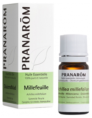 Pranarôm Huile Essentielle Millefeuille Achillea Millefolium Sommité Fleurie Hect 5 ml