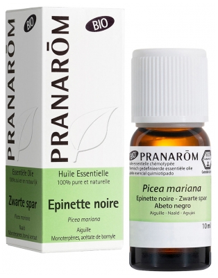 Pranarôm Huile Essentielle Épinette Noire Bio Picea Mariana Hect 10 ml