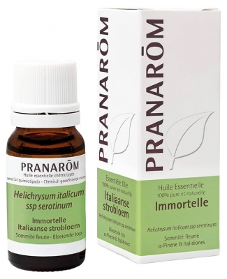 Pranarôm Huile Essentielle Immortelle - Helichrysum Italicum - Hélichryse Italienne Sommité Fleurie Hect 10 Ml...