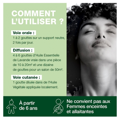 Pranarôm Huile Essentielle Lavande Vraie Bio Lavandula Angustifolia Ssp Angustifolia Sommité Fleurie Hect 10 ml