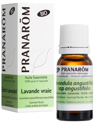 Pranarôm Huile Essentielle Lavande Vraie Bio Lavandula Angustifolia Ssp Angustifolia Sommité Fleurie Hect 10 ml