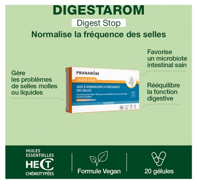 Pranarôm Digestarom - Digest Stop 20 Gélules