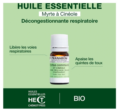 Pranarôm Myrte Ct Cineole Feuille Bio 5 ml