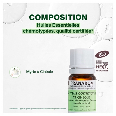 Pranarôm Myrte Ct Cineole Feuille Bio 5 ml