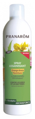 Pranarôm Aromaforce Spray Assainissant Orange Douce/Ravintsara Bio (Eco) 400 ml