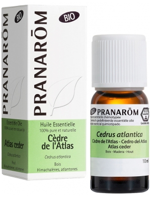 Pranarôm Huile Essentielle Cèdre de l'Atlas Bio Cedrus Atlantica Bois 10 ml