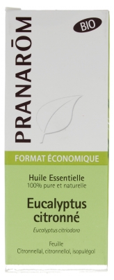 Pranarôm Huile Essentielle d'Eucalyptus Citronné Bio - Format Familial - 30 ml