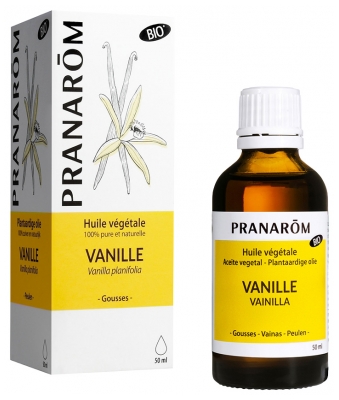 Pranarôm Huile de Vanille Bio - Gourmande Douce Hydratante 50 ml