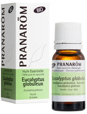 Pranarôm Huile Essentielle Eucalyptus Globuleux Bio Eucalyptus Globulus Feuille 10 ml
