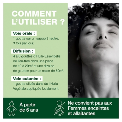 Pranarôm Huile Essentielle de Tea Tree Bio (Eco) Format Familial 30 ml