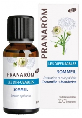 Pranarôm Sommeil Camomille et Mandarine Mélange Pour Diffusion Bio 30 ml