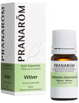 Pranarôm Huile Essentielle Vétiver Vetiveria Zizanoides Racines Hect 5 ml