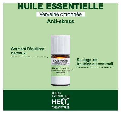 Pranarôm Huile Essentielle de Verveine Citronnée 5 ml