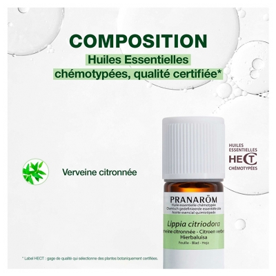 Pranarôm Huile Essentielle de Verveine Citronnée 5 ml