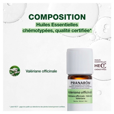 Pranarôm Huile Essentielle Valériane Officinale Valeriana Officinalis Racine Hect 5 ml
