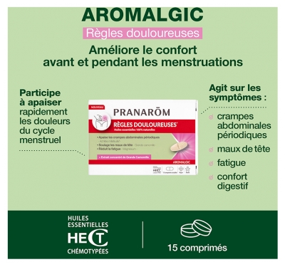 Pranarôm Aromalgic Règles Douloureuses 15 Unités