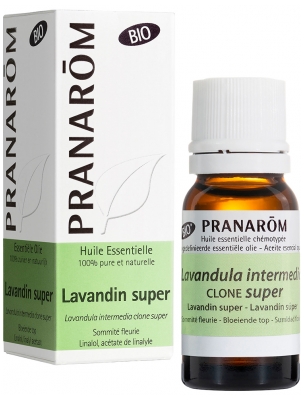 Pranarôm Huile Essentielle Lavandin Super Bio Lavandula X Intermedia Super Sommité Fleurie 10 ml