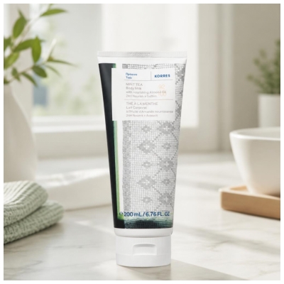 Korres Lait Corps Nourrissant Thé à la Menthe 200 ml