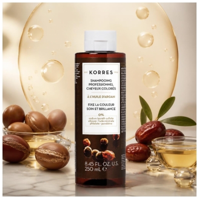 Korres Shampoing Professionnel Post-Coloration Cheveux Colorés 250 ml
