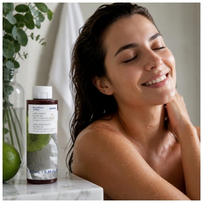 Korres Gel Douche Nettoyant Corporel Lime Gingembre 250 ml