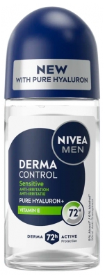 Nivea Men Derma Control Sensitive Déodorant Anti Transpirant 72H Roll On 50 ML