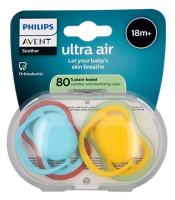 Avent Ultra Air 2 Sucettes Orthodontiques Dès 18 Mois