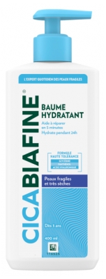 CicaBiafine Baume Hydratant Anti-Dessèchement Peaux Fragiles 400 ml