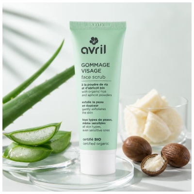 Avril Gommage Exfoliant Visage Bio 50 ml