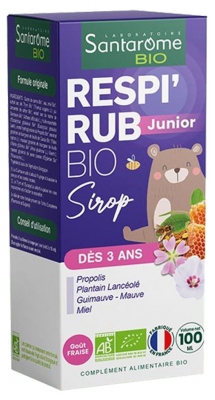 Santarome Respi'Rub Junior Sirop Bio 100 ml
