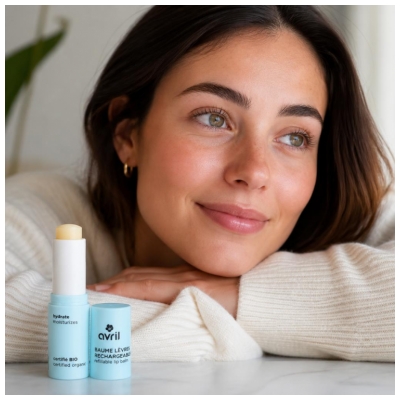 Avril Baume Lèvres Hydratant Rechargeable Bio 4,5 g