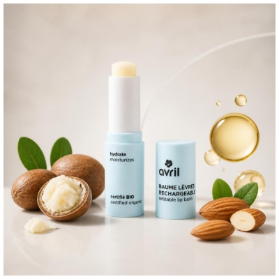 Avril Baume Lèvres Hydratant Rechargeable Bio 4,5 g