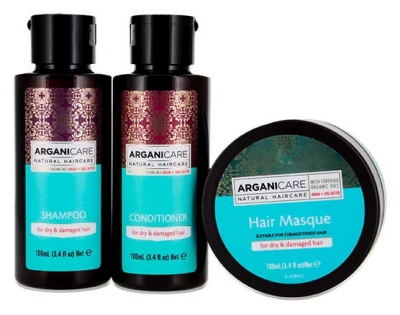 Arganicare Routine Hydratante et Nourrissante pour Cheveux Secs et Abîmés
